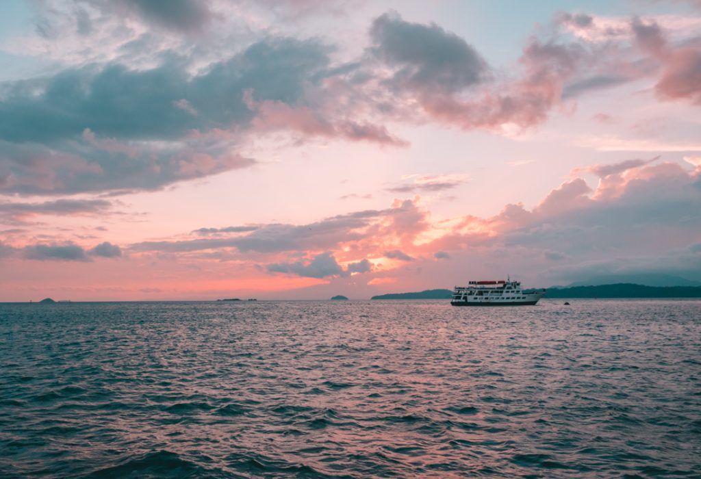 sailing through panama