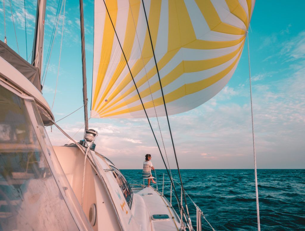 sailing around the world