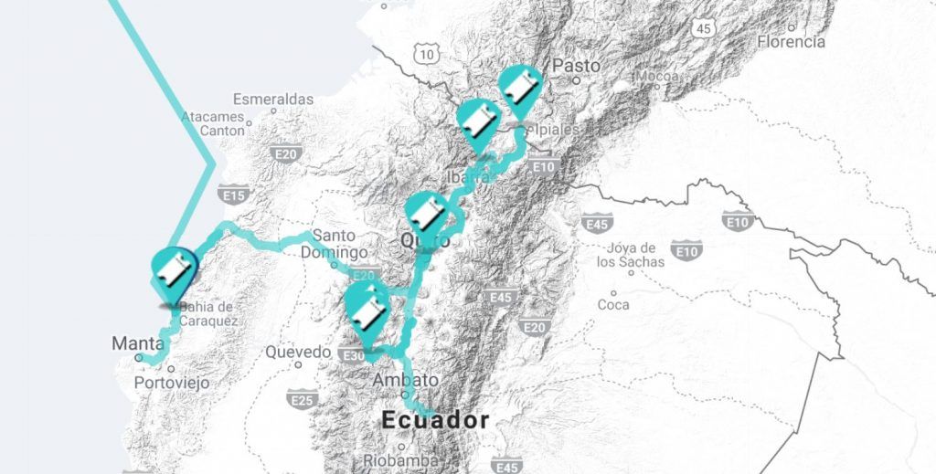 adventure travel map