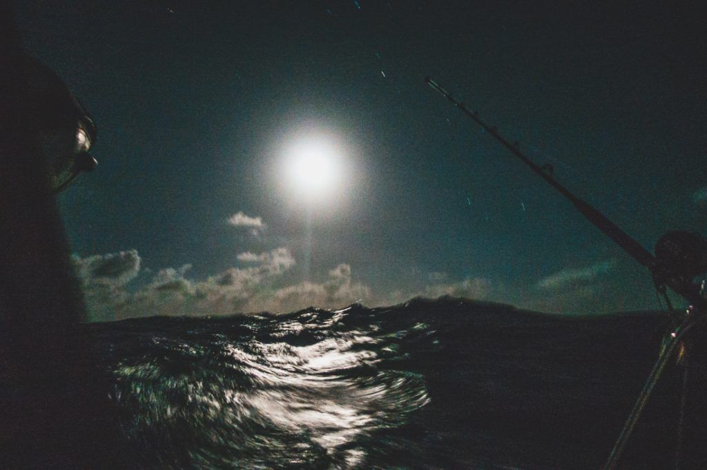 sailing across the pacific