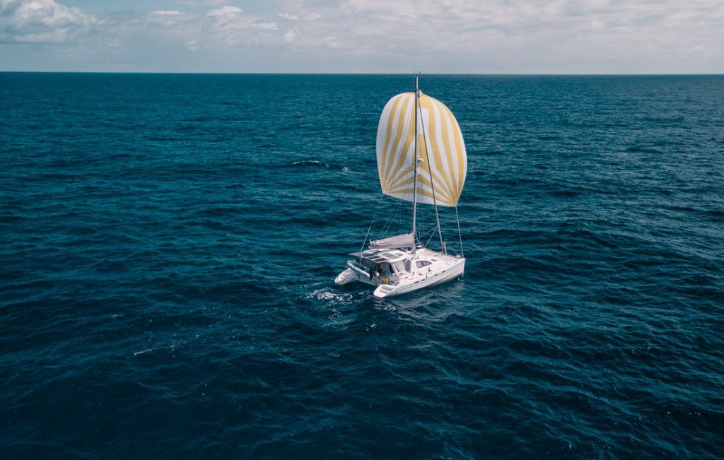 sailing across the pacific ocean