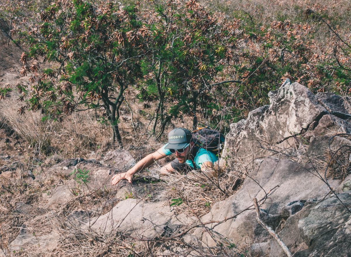 Jason wynn Hiking in Nuku Hiva Marquesas