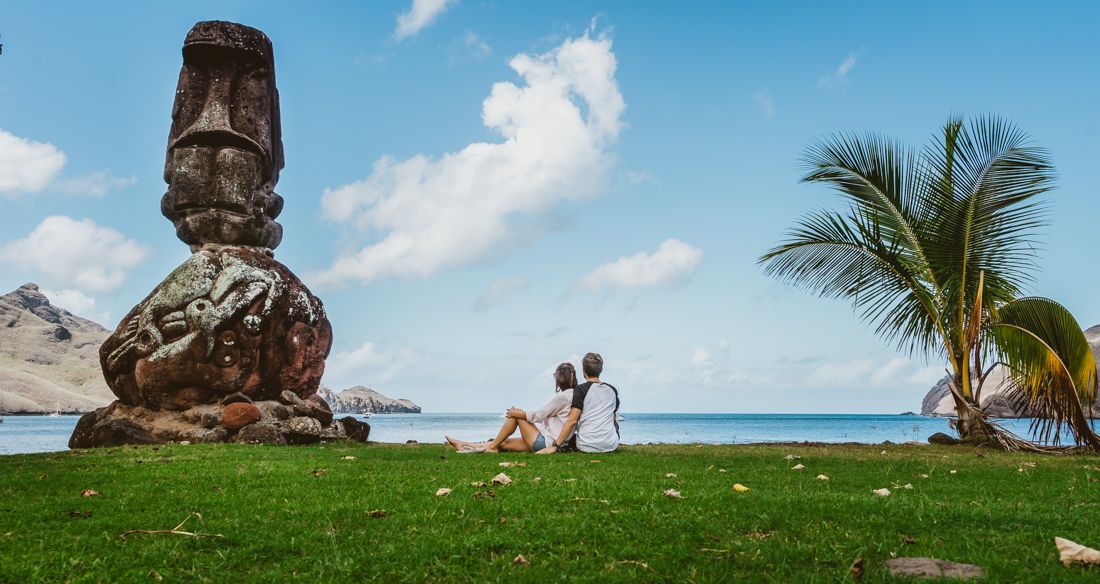 majestic peaks and valleys of Nuku Hiva Marquesas, French Polynesia