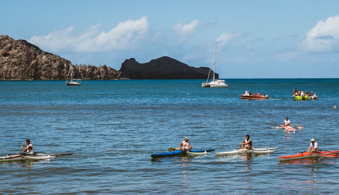 ancient tikis and world of Nuku Hiva Marquesas, French Polynesia
