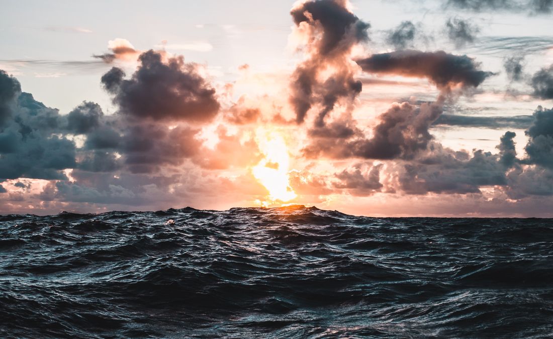 sunset on fire sailing the south pacific