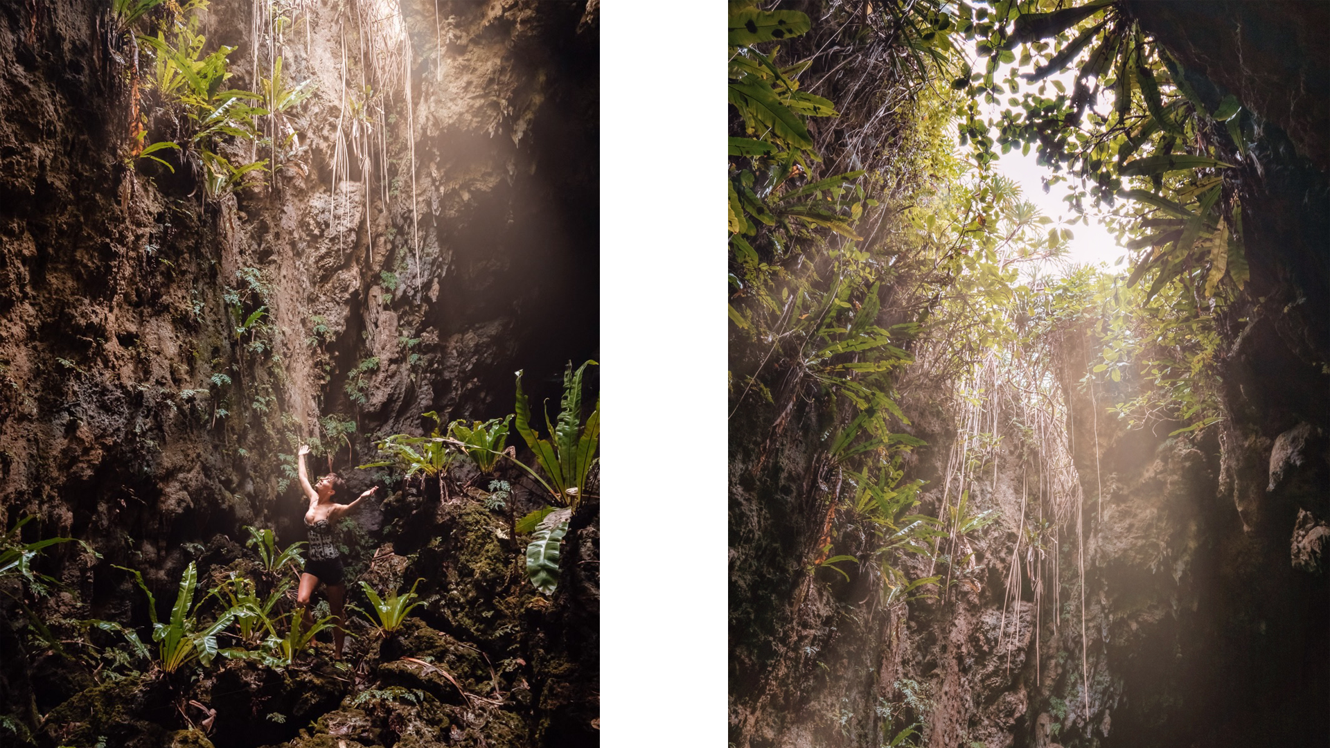 secret cave in Niue in the south pacific