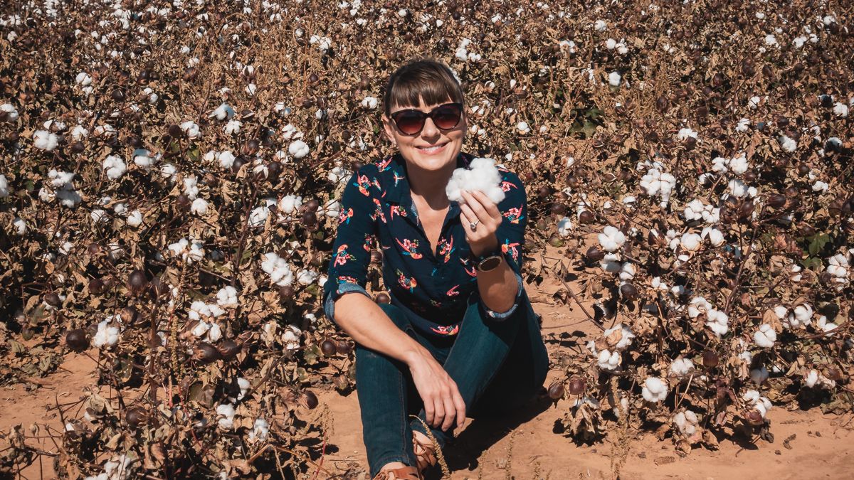 nikki wynn holding up west texas cotton