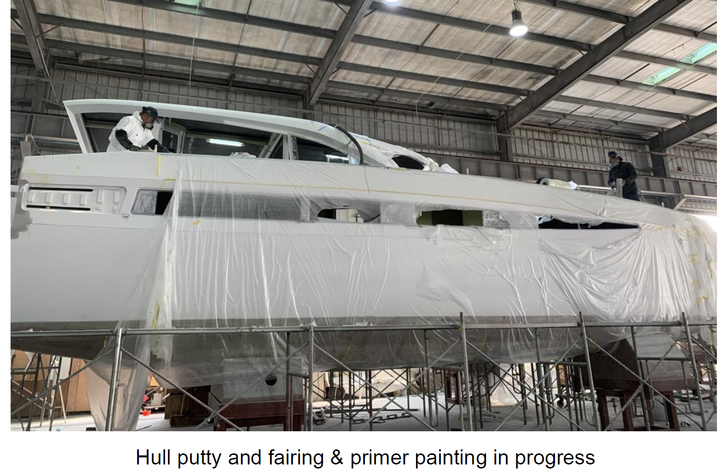 HH44 Wynns boat under construction