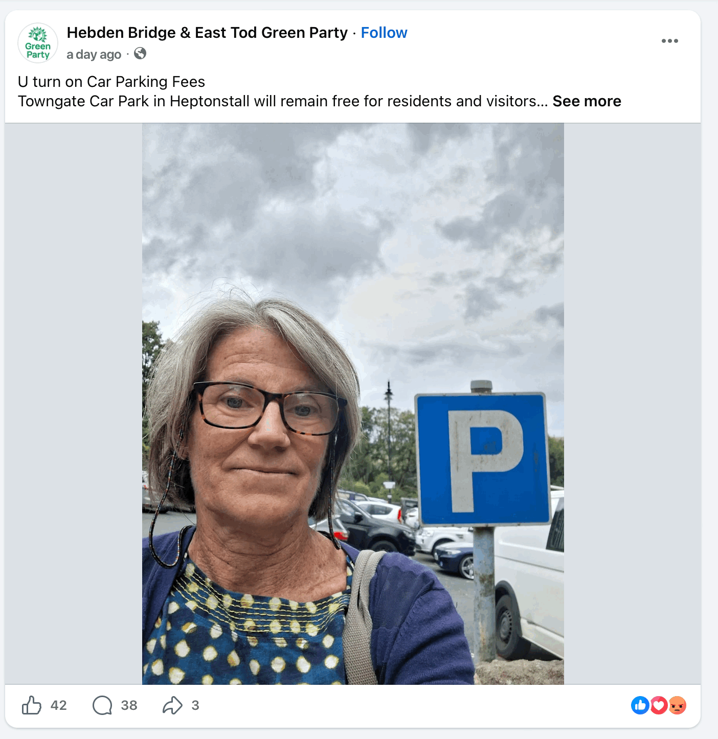 Green Party claims provoke anger in Calderdale village