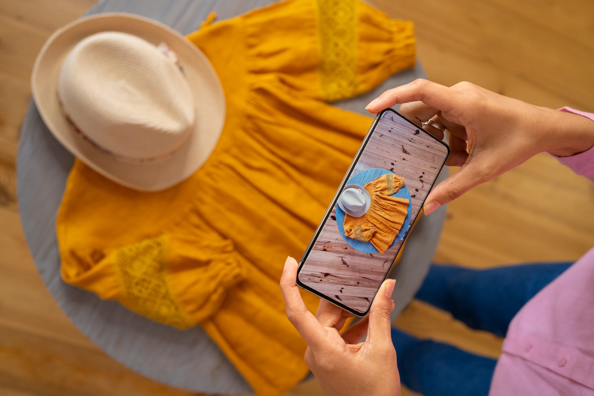 How to relist on Poshmark: taking new photos for listings