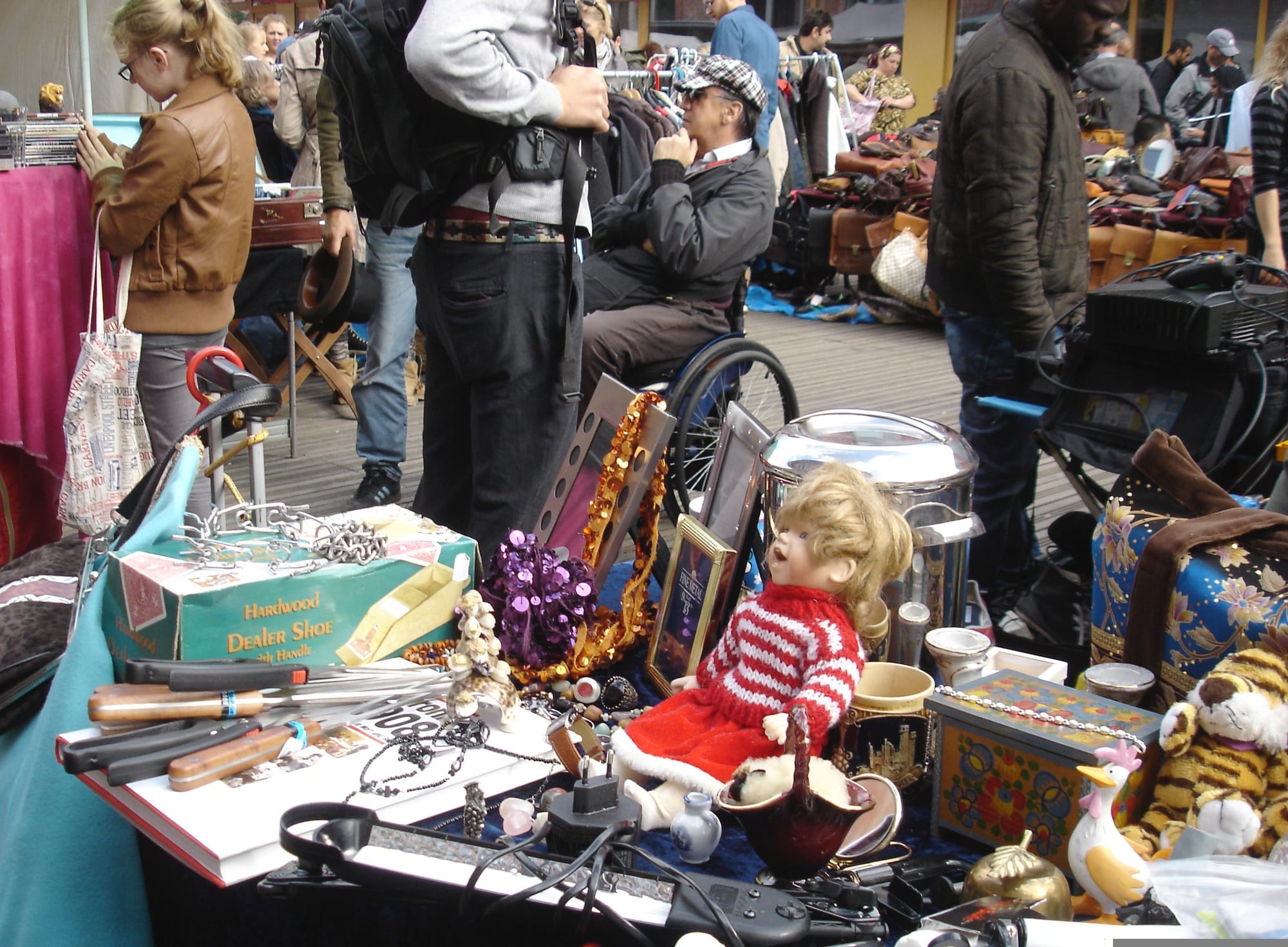 Items in a flea market