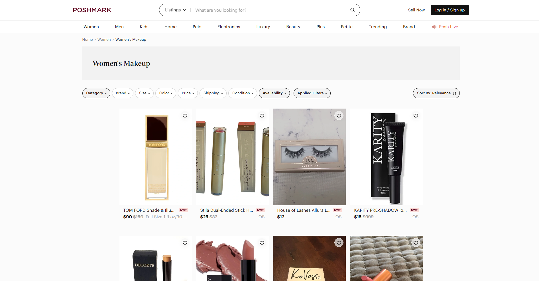 Poshmark beauty page