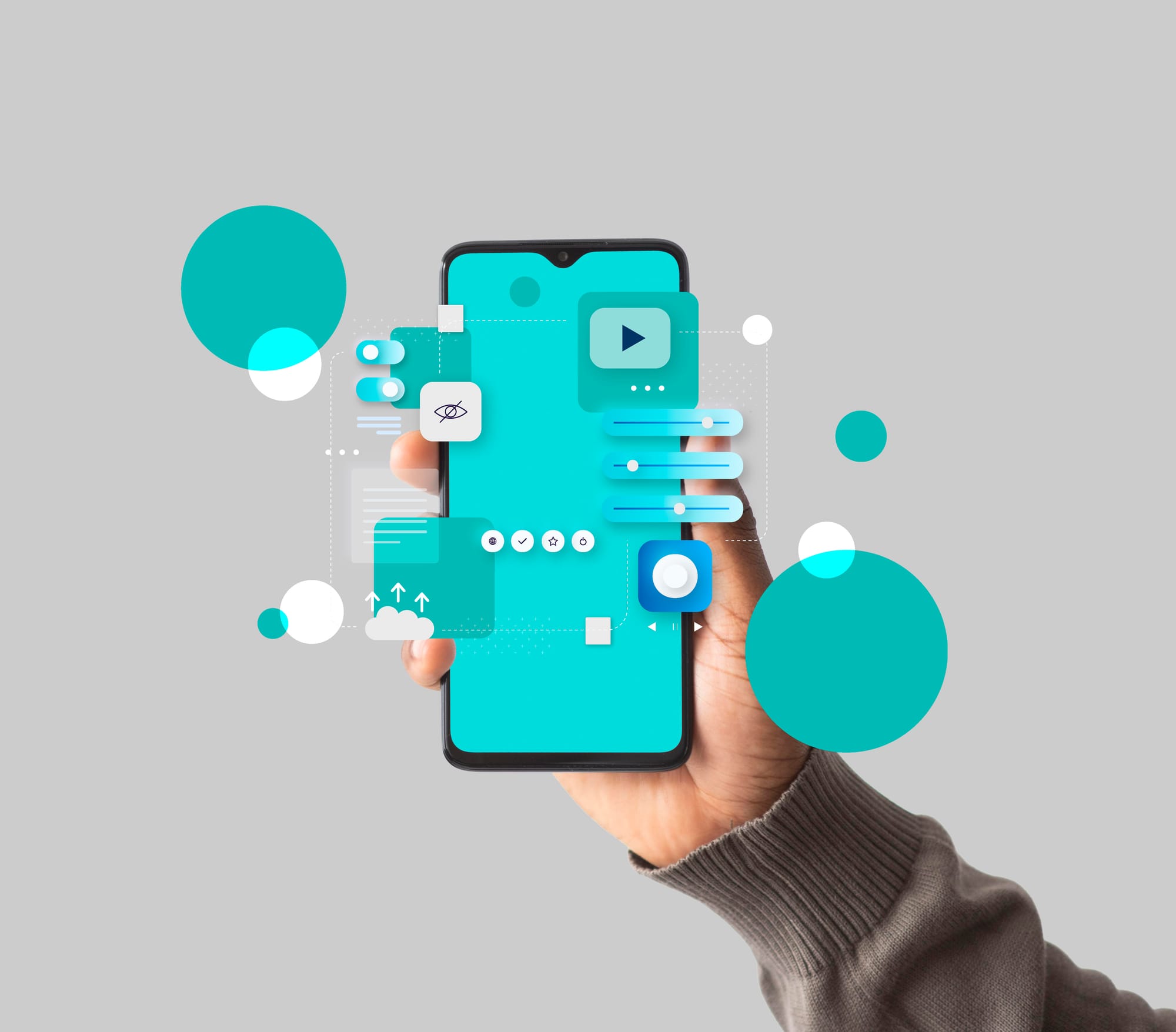 A concept art of features