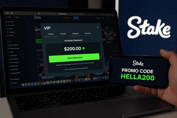Stake.com Promo Code HELLA200 - Get 200% Deposit Bonus (2026 Guide)
