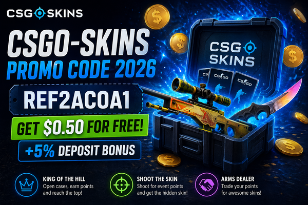 CSGO-Skins Promo Code 2026: REF2AC0A1