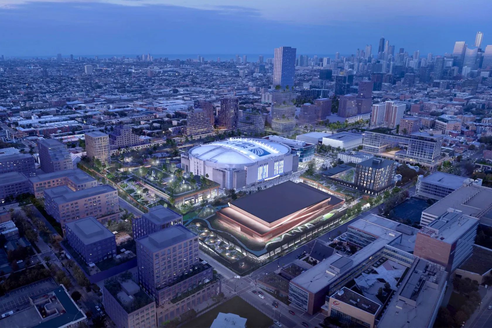 Gone are the days of the arena surrounded by parking lots