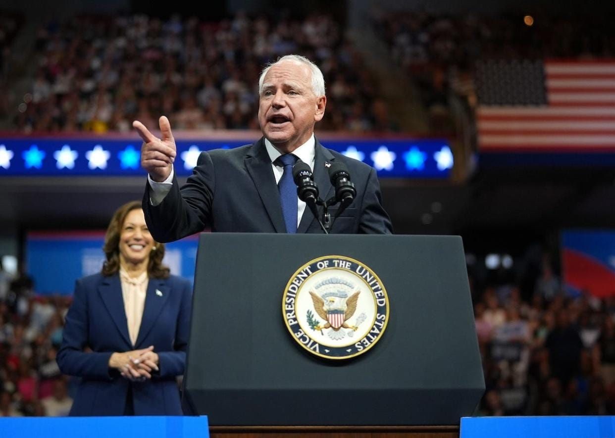 Tim Walz, the first YIMBY VP candidate