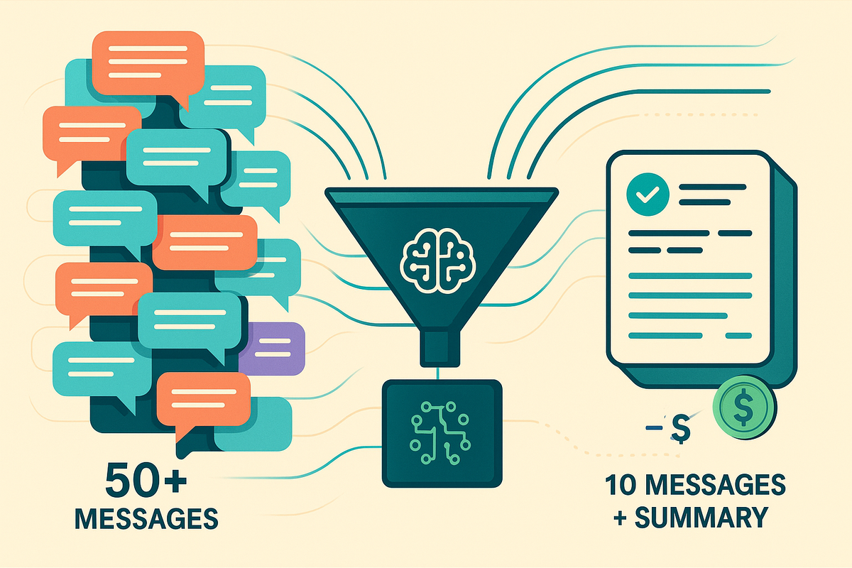 Building Smart Chat History Summarization in LarAgent with AI