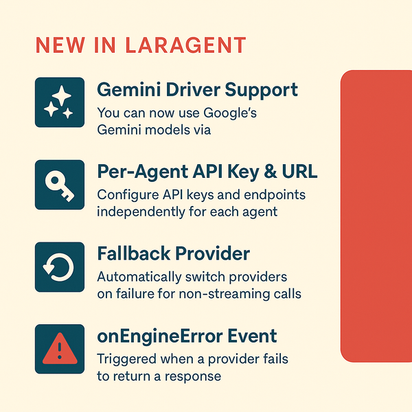 Gemini models, Fallback provider & per-agent configuration