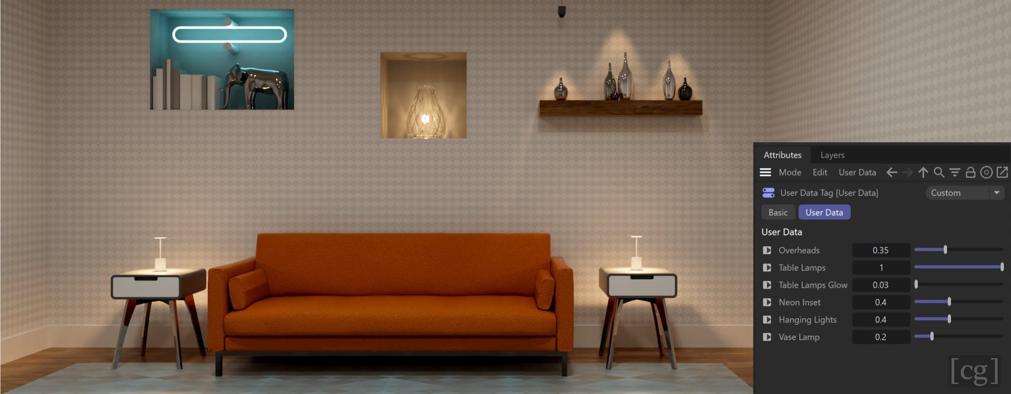 Lighting Interior Walkthrough