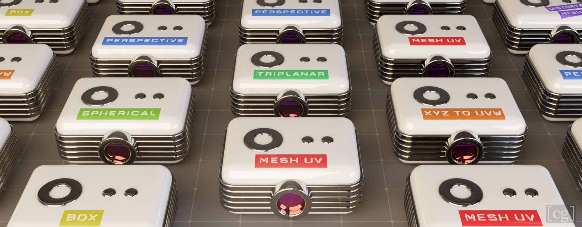 Projection and UVs in Octane Render