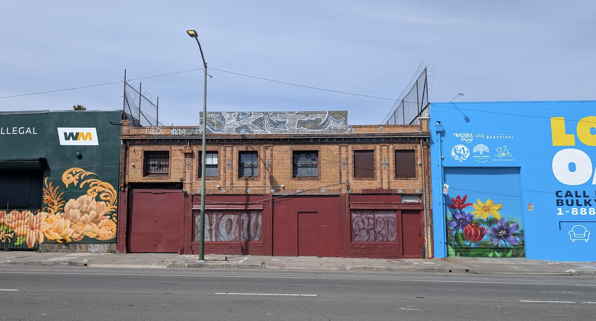 a desolate building