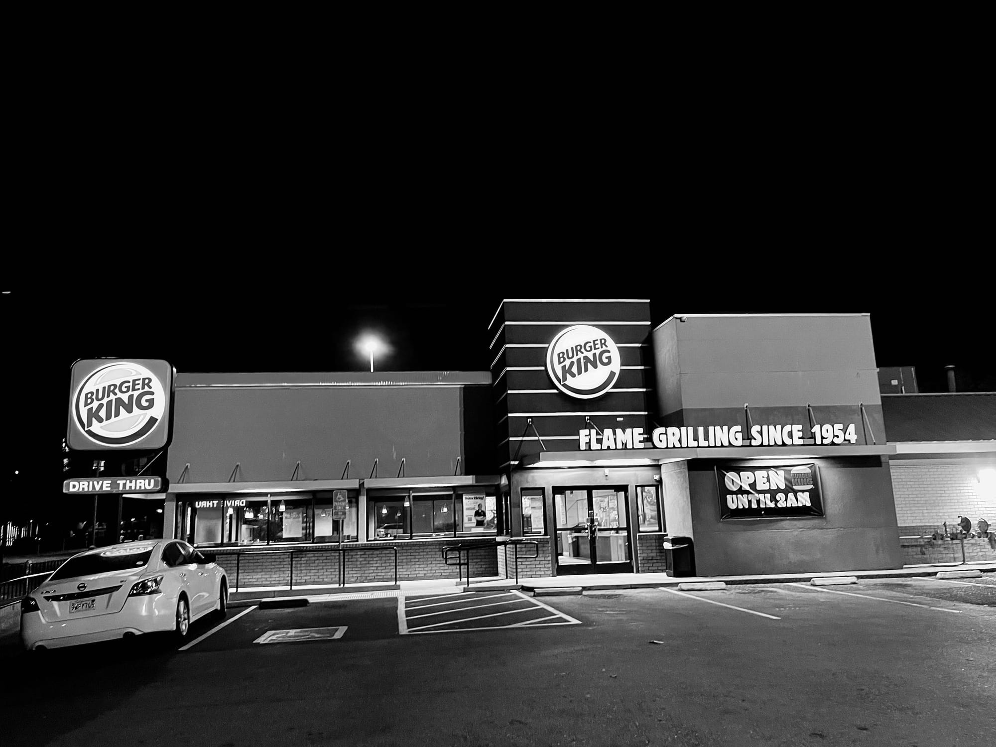 The outside of the Burger King on Broadway.
