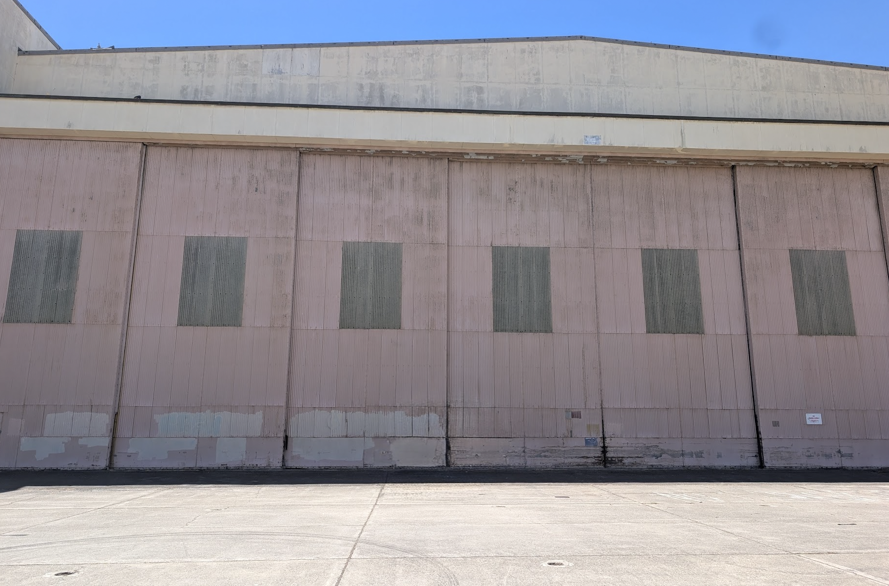 Alameda naval base ruins