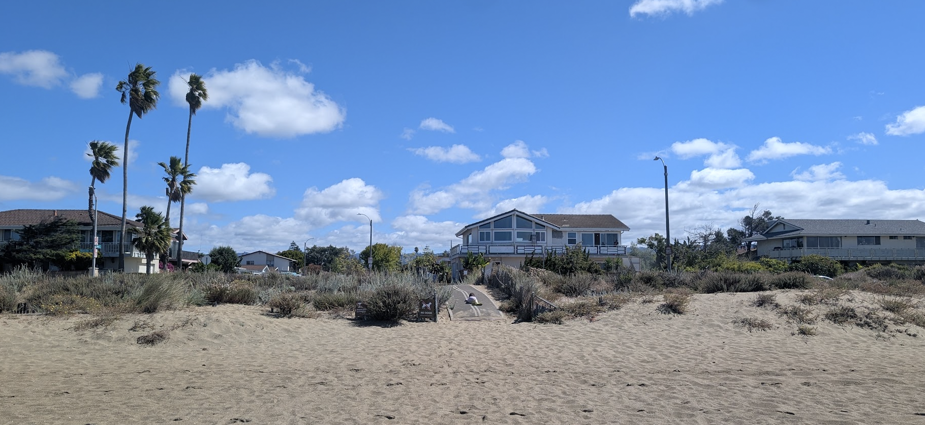 Alameda beach, facing Alameda.