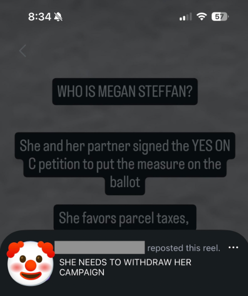 Same person saying SHE NEEDS TO WITHDRAW HER CAMPAIGN