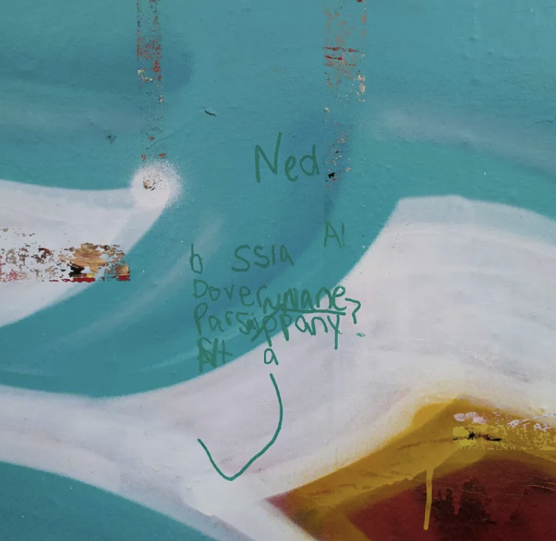 some graffiti counter-discourse