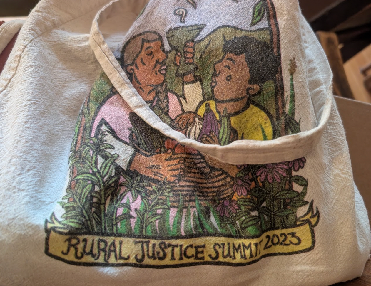 Rural Justice Summit 2023 tote.