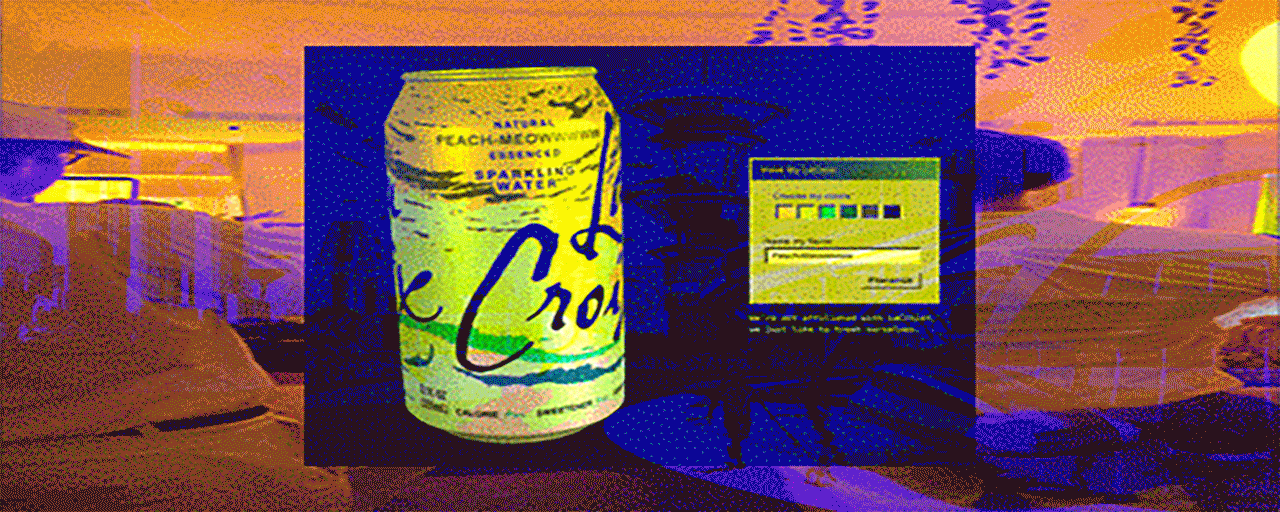 Another GIF, with a spinning La Croix can and flashing images and all that.
