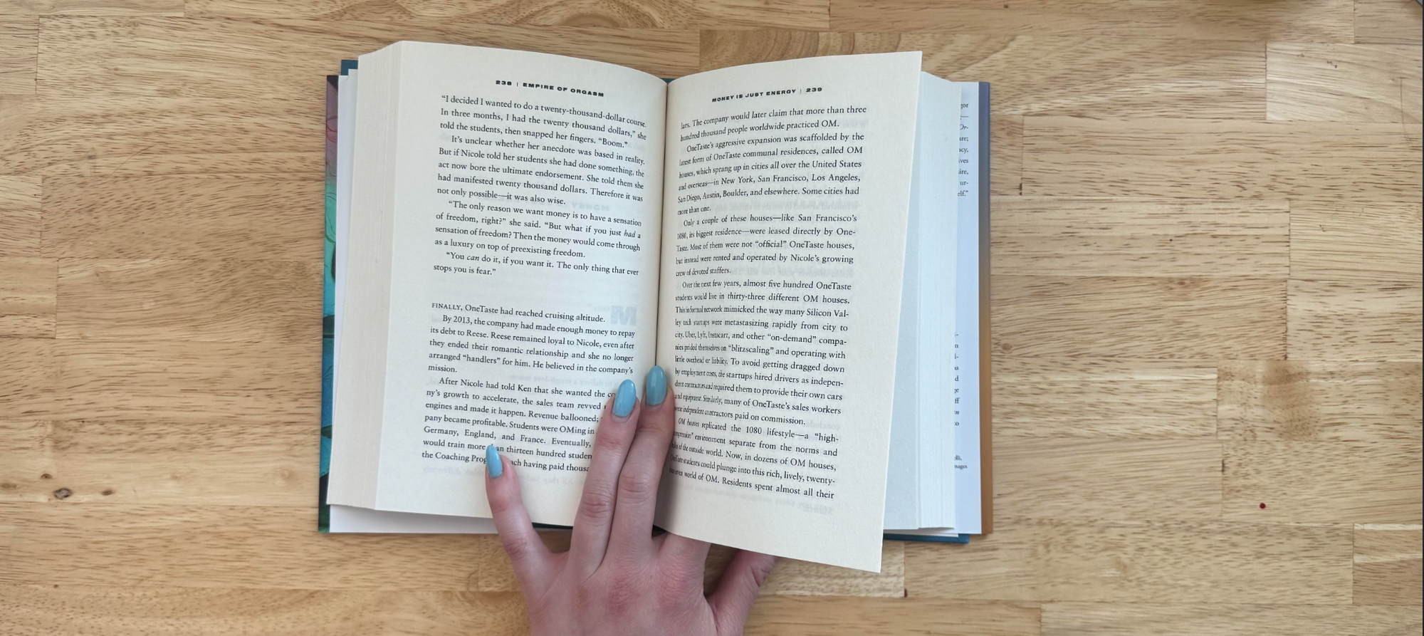 Riding Nicole’s wave