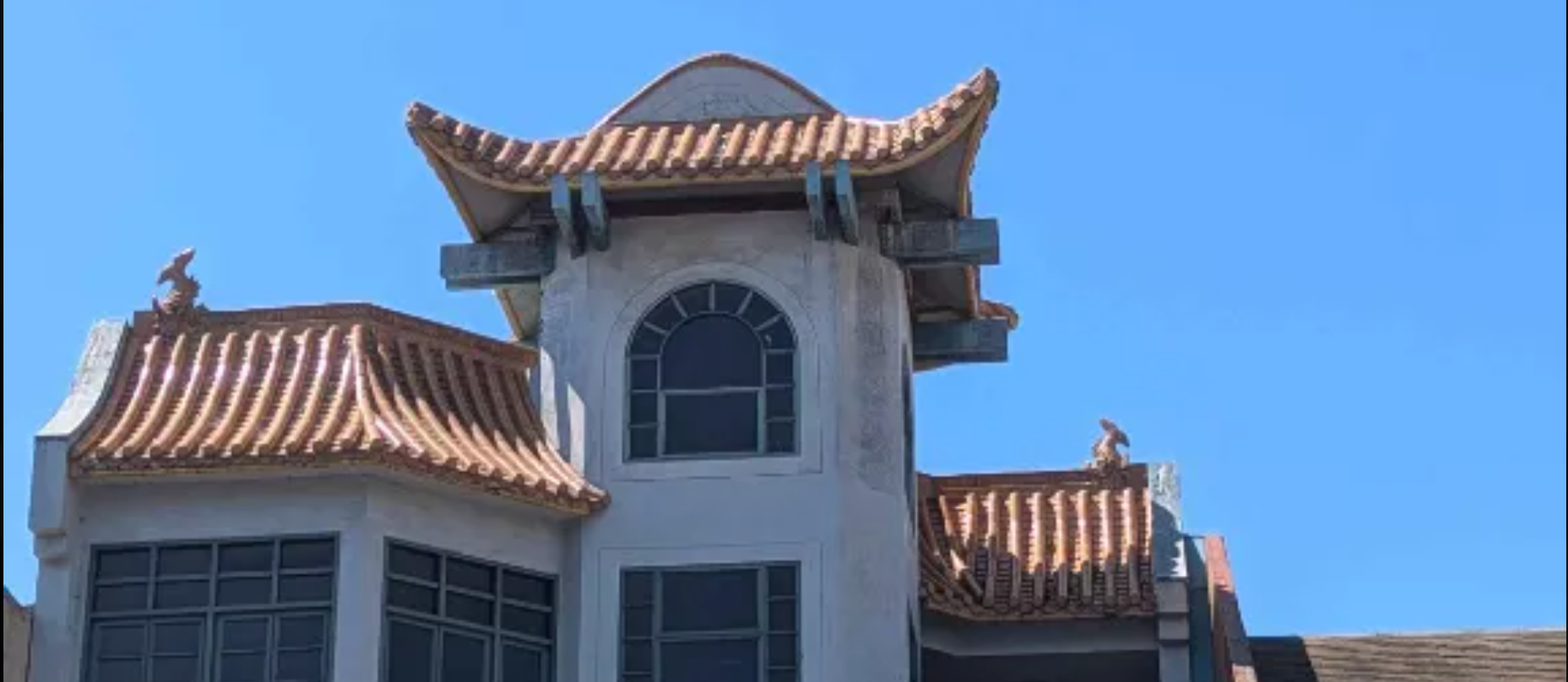 The roof across the street, described in the piece.