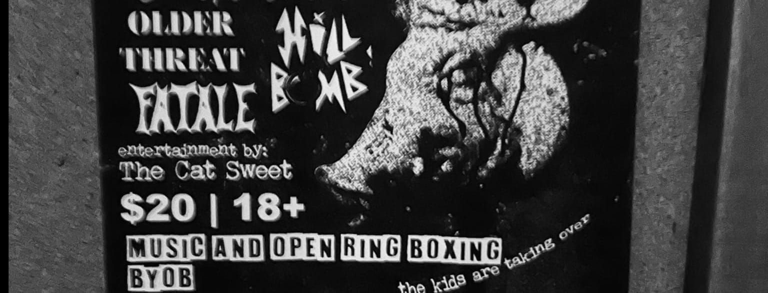 The flier advertising the event.