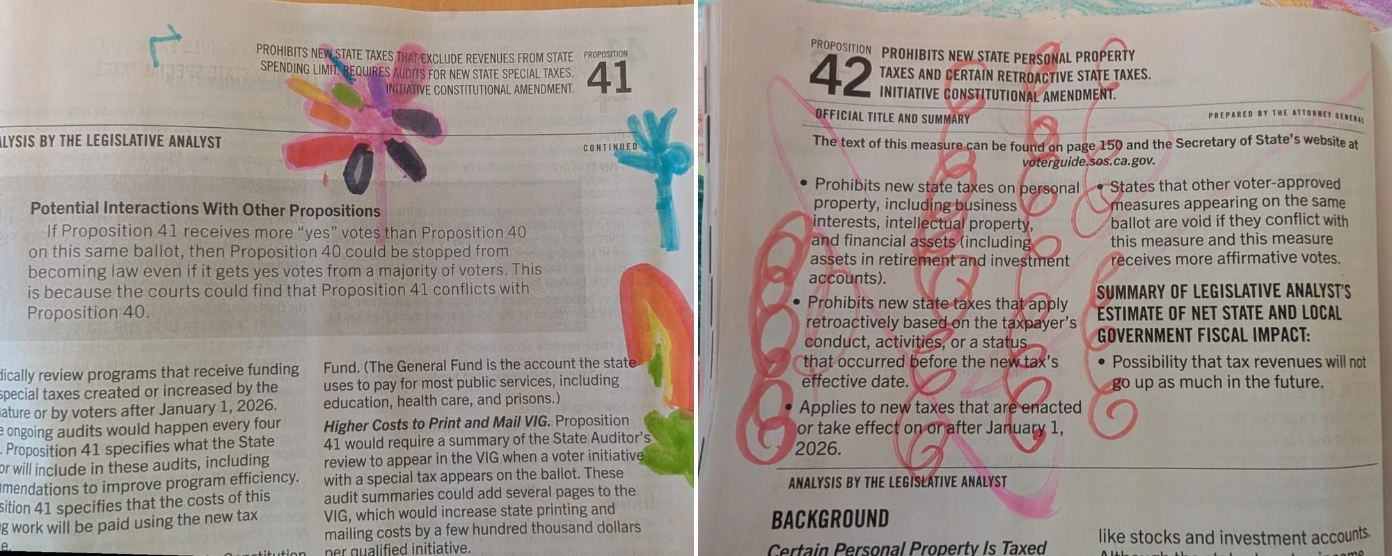 Props 41  & 42: Hell fuck no