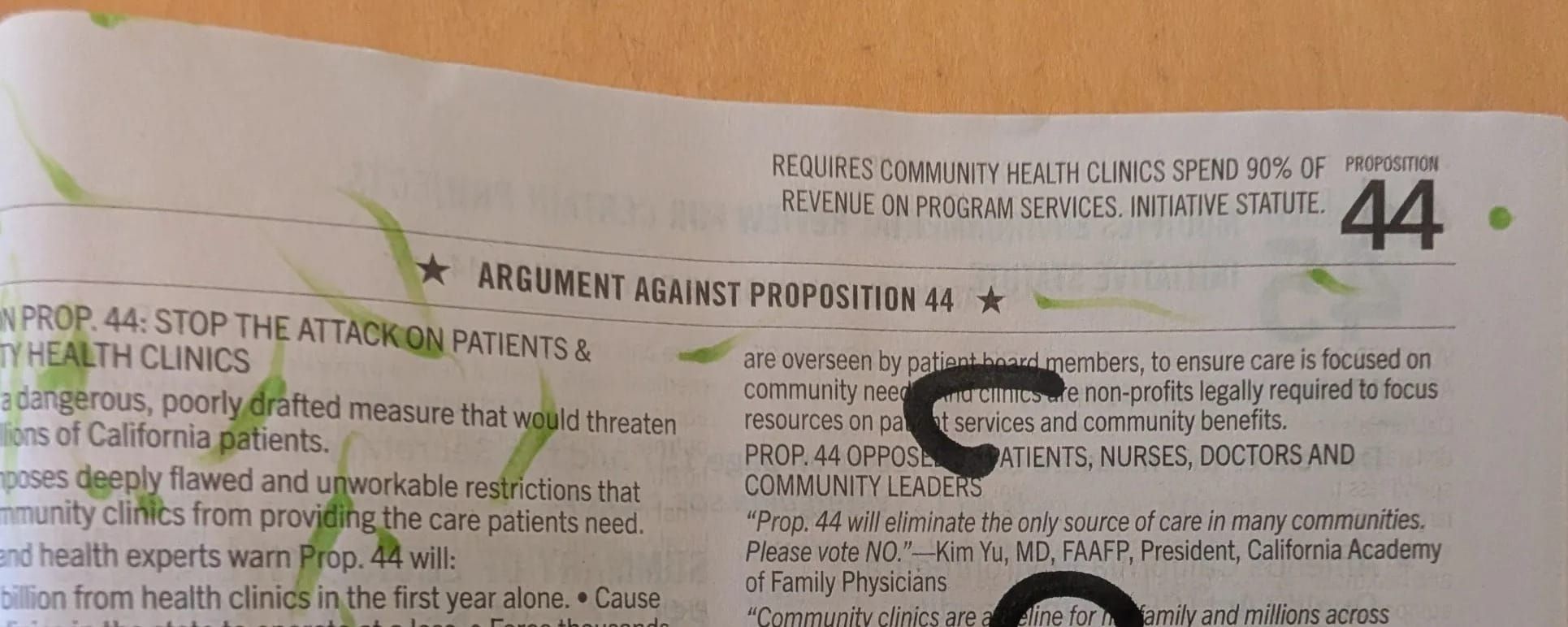 Prop 44: No