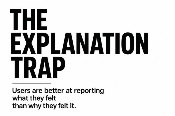 The Explanation Trap