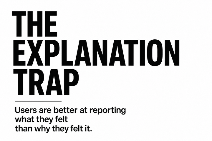 The Explanation Trap