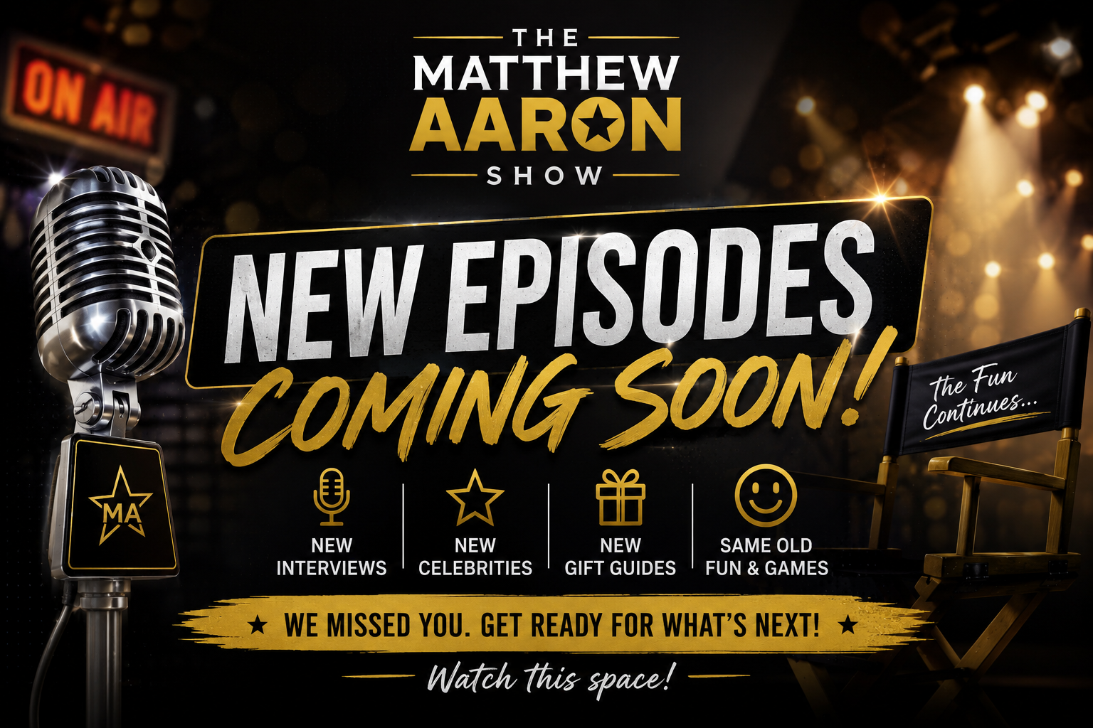 We're Coming Back!
