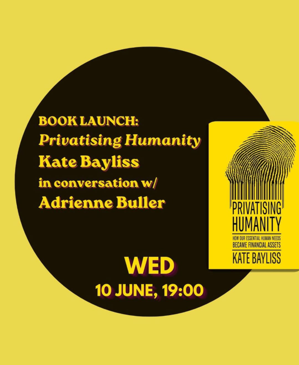 Book Launch: Privatising Humanity
