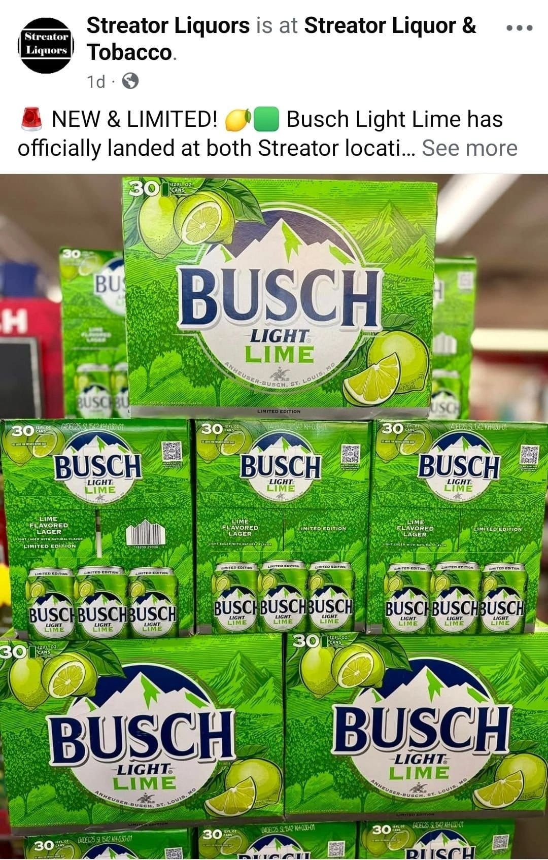 Where Busch Light Lime Meets Pappy On the Shelf