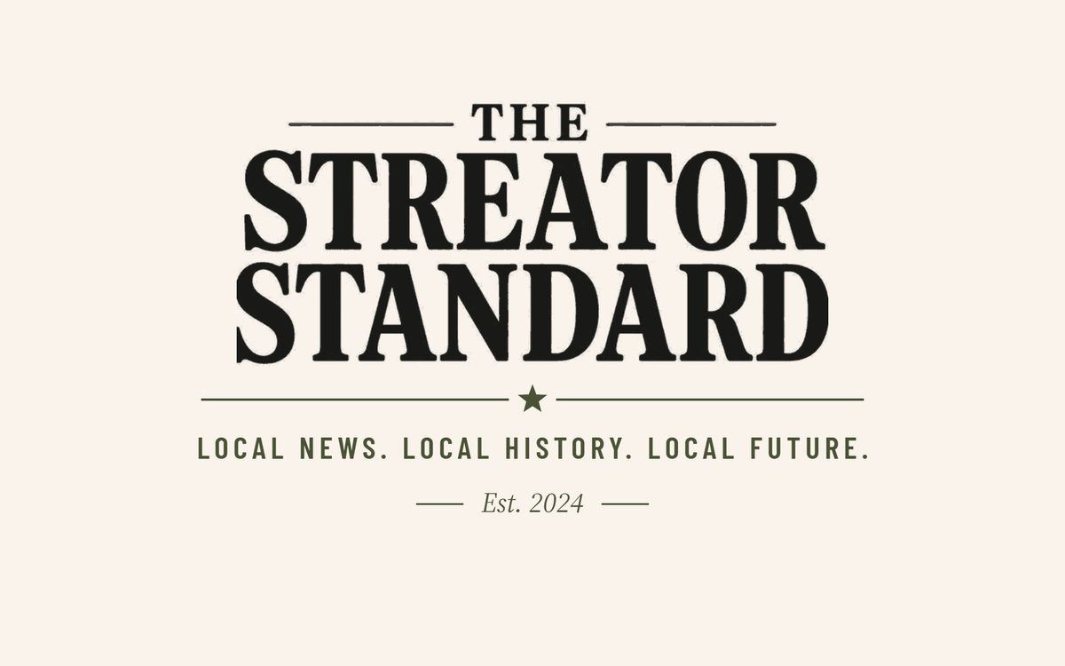 The Streator Standard logo: Local news. Local history. Local future. Est. 2024.