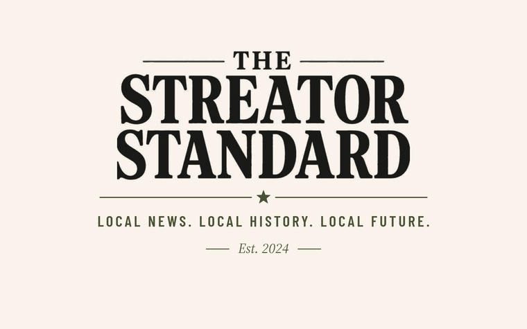 The Streator Standard logo: Local news. Local history. Local future. Est. 2024.
