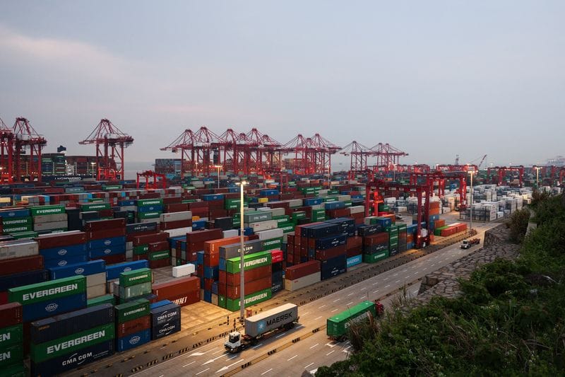 Yangshan Port outside of Shanghai