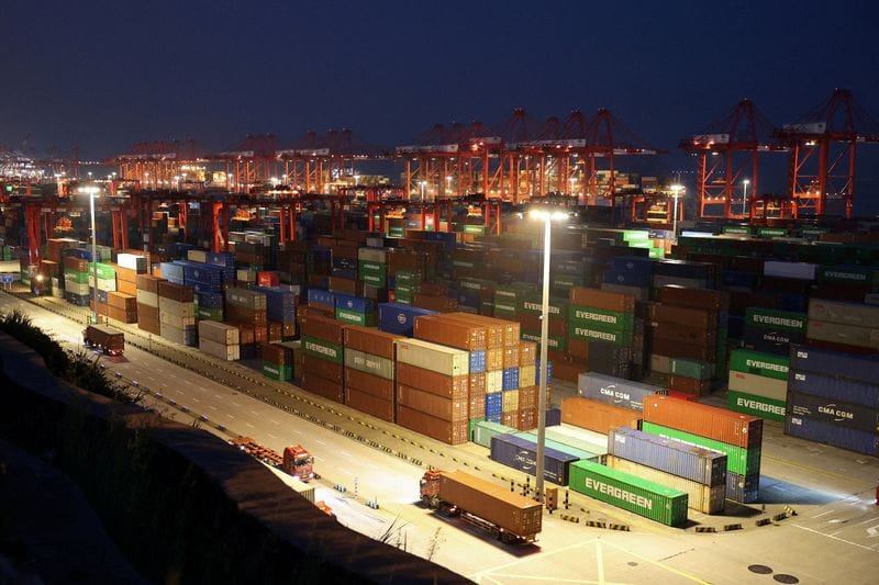 FILE PHOTO: Yangshan Port outside of Shanghai