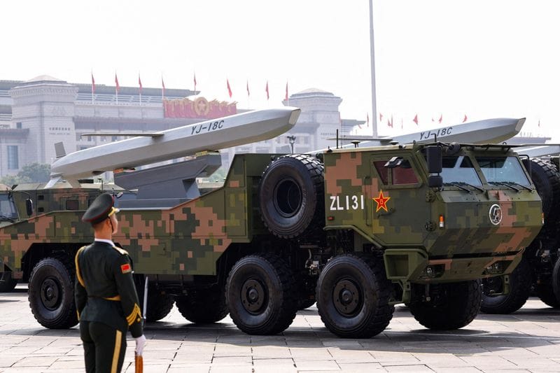 FILE PHOTO: Military parade to mark the 80th anniversary of the end of World War Two, in Beijing