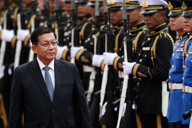 Myanmar President Min Aung Hlaing visits Thailand