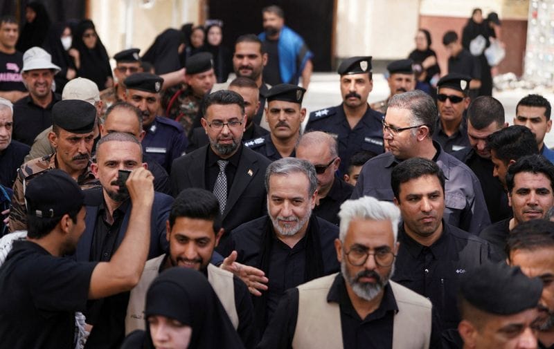 Iranian Foreign Minister Abbas Araqchi visits the holy city of Najaf ahead of Arbaeen, one of the largest annual Shi'ite religious gatherings